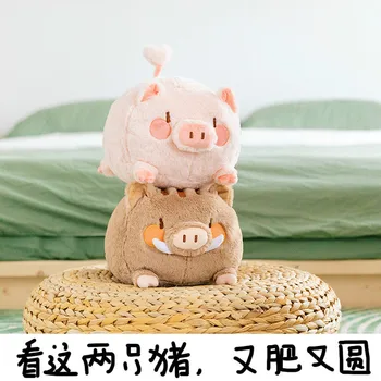 36CM Porc Drăguț Desene animate Jucarii de Plus Moale Animal de Pluș Perna Copilul Însoțească Somn Papusa de Ziua de nastere Cadouri de Craciun Pentru copii Copii