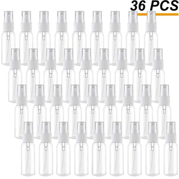 36Pcs 30Ml/1Oz Mini Ceata Fina de Pulverizare Sticle Returnabile Sticle Mici Goale de Plastic transparent Dimensiunea de Călătorie Sticle