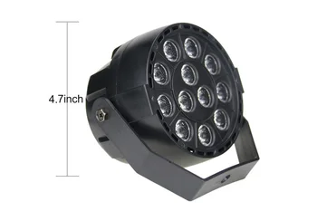 36W UV LED Lumina de Scena Sunet Activ 12 Led-uri Auto DMX Ultraviolete Strobe Par Negru Lumini Pentru Disco light DJ Proiector Petrecere