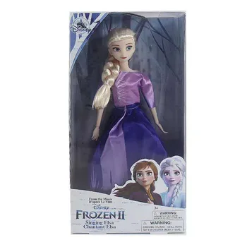 38 cm Disney păpuși Jucării Pot Cânta Elsa Frozen Anna Printesa papusa Regina Zăpadă Cu Baterie Auxiliară pentru Copii fete de Colectare de jucării