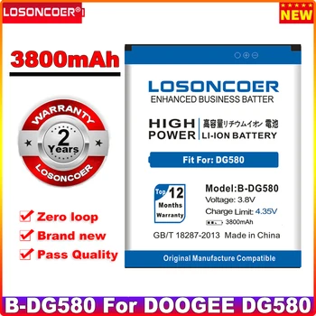 3800mAh LOSONCOER B-DG580 Telefon Baterii de Înlocuire Li-ion pentru DOOGEE DG580 Baterie În Stoc