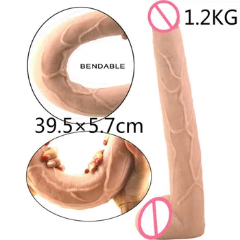 39.5*5,7 cm, Mare și gros Vibrator mare lung sex anal dildo realist imens cal anal cur dildo vibrator nu adult sex jucării pentru womanl