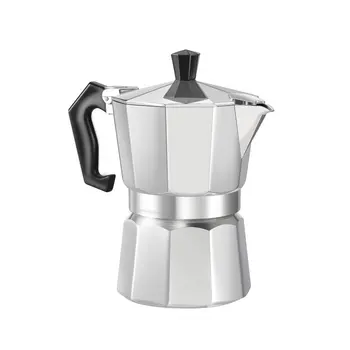 3cup/6cup Aluminiu 8-Unghi Moka pot Espresso Aragaz Filtru de Cafea Moka Ceașcă de Espresso Continental Moka Filtru Oală