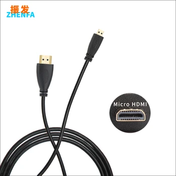 3D 1080P Micro HDMI la HDMI Cablu Placat cu Aur HDMI 1.4 V 1,5 m 3m 5m Mare Premium HDMI Adaptor pentru Telefon, Tableta, HDTV Camera
