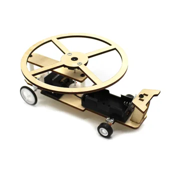 3D Asambla Nr. 1 Elicopter din Lemn Puzzle Lemn Model Avion Clădire Kit DIY Meșteșug Kit Creativ Jucărie de Învățământ
