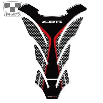 3D carbon motocicleta rezervor tampon protector autocolante, decalcomanii forHonda CBR 250RR 600RR 900RR 1000RR 650F 500R Fireblade.