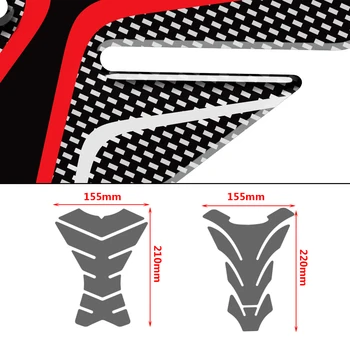 3D Carbon-uita-te Motocicleta Rezervor Tampon Protector Decal Autocolante Caz pentru Suzuki GSR250 GSR250S GSR250F GSR400 GSR600 GSR750 GSR Rezervor