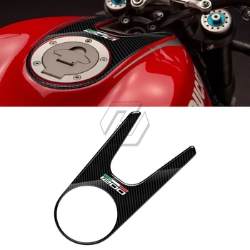 3D Carbon-uita-te Motocicleta Rezervor Tampon Protector Caz pentru Ducati Monster 1200 2016 2017
