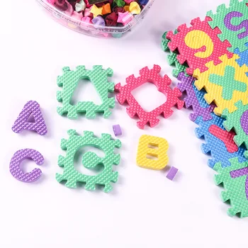 3D Copii Mini Spuma EVA Literele Alfabetului, Numere de Podea Moale Baby Saltea de Puzzle Educativ pentru Copii jucarii
