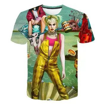 3D copii T-Shirt Suicide Squad uzura pentru Copii Harley Quinn Joker băieți haine 3D camisetas de Vara cu Maneci Scurte streetwear