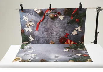 3D Di Natale Sfondo di Carta 57*87 cm Sfondo pe la Foto di Cibo Studio Sparare Photocall Fotografia Puntelli Fondali