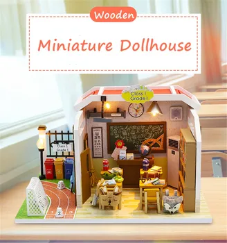3D DIY din Lemn in Miniatura Păpuși Clasă Decora Jucării Creative de Artizanat, Cadouri Haioase Jucarii Educative Giocattoli per bambini#3