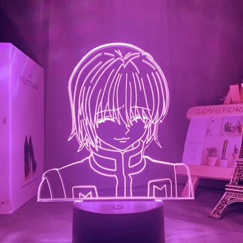 3d Lumina de Noapte Anime Hunter X Hunter Gon si Killua Figura Veioza pentru Dormitor Copil Decor Iluminat Copil Cadou HxH Lampa Bedsid