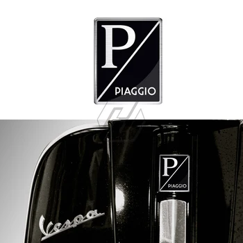 3D, Negru Motocicleta Decal Emblema Logo Caz pentru APE PIAGGIO Vespa 946 125i 150i ET2 ET4 Granturismo 125 200