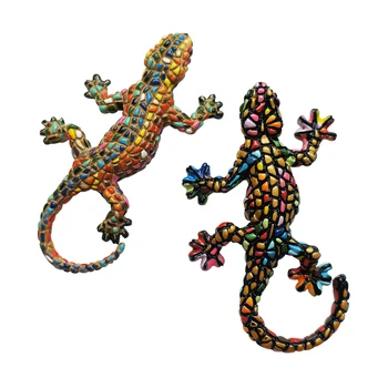 3D spaniolă Republica Dominicană Turism Comemorative Mozaic Șopârlă Gecko Frigider Magneți de Frigider Autocolant pentru Decor Acasă