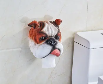 3D Titularul de Hârtie Igienică Toaletă Igiena Rășină Tava Gratuit Pumn de Porc Mână o Cutie de șervețele de Hârtie de uz Casnic Suport pentru Prosop Tambur Mosor Aparat
