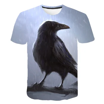 3d Tricou Animal Vultur tricou Barbati Haine Abstract t shirt de Imprimare Amuzant Tricou Imprimat Tricouri 2020 Casual de Vara cu Maneci Scurte