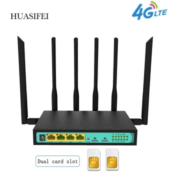 3G4G LTE dual SIM card router industrial clasa a cpe router 4G LTE modem router WiFi cu dual SIM slot pentru card port LAN VPN 32 de utilizatori