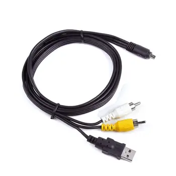 3in1 Incarcator USB +Date +O/V, Cablu TV Pentru Sony Cybershot DSC-W810 DSC-W830 Camera