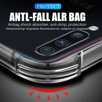 3in1 Premium Clar TPU Silicon de Caz Pentru Samsung Galaxy S20 FE 4G 5G Sticla Sumsung S 20 FE Camera Folie de Protectie