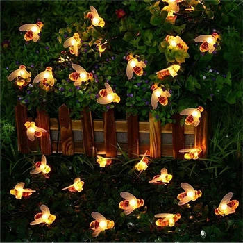 3M 20 LED-uri de Albine de Iluminat cu LED Siruri de caractere Impermeabil Zână Grădină de Lumină Pom de Crăciun de Vacanță de Anul Nou Petrecere în aer liber Lumini Decor