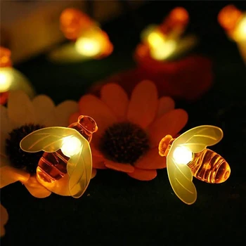 3M 20 LED-uri de Albine de Iluminat cu LED Siruri de caractere Impermeabil Zână Grădină de Lumină Pom de Crăciun de Vacanță de Anul Nou Petrecere în aer liber Lumini Decor