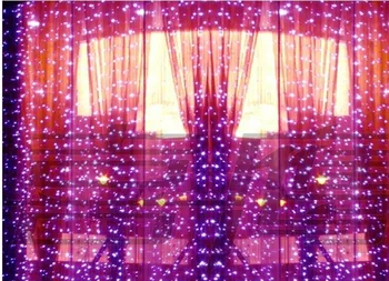3M* 3 m, 300 LED-uri cortina lumina festivalul luminii șir de rezistent la apă în aer liber nunta lumină de fundal cu LED-uri lumini de vacanță lanț