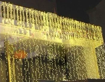 3M* 3 m, 300 LED-uri cortina lumina festivalul luminii șir de rezistent la apă în aer liber nunta lumină de fundal cu LED-uri lumini de vacanță lanț