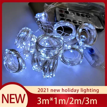3M LED Festoon Zână Șir de Lumini de Vacanță Pentru Acasă de Anul Nou Luminile de Crăciun Decoratiuni Casa Ghirlandă Perdea Lampă La Fereastră
