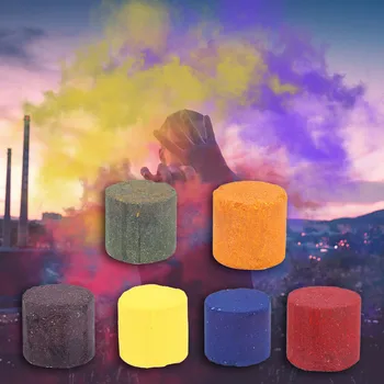 3pcs Fum Colorat Pastile de Ardere Smog Tort Efect de Bombă cu Fum Pastile Portabil Fotografie Prop elemente de Recuzită de Halloween Nou #915