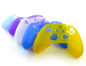 3pcs/lot 10 culori Silicon Moale Caz de Cauciuc Protector Piele Caz Acoperire Pentru Microsoft Xbox one Controller