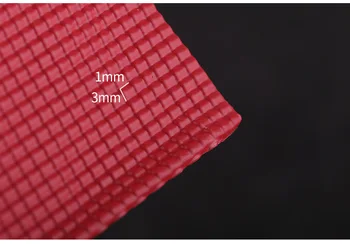 3pcs Nisip model de masă de materiale din PVC decor ABS, bord model de simulare de țiglă roșie casa acoperiș tiles200*300