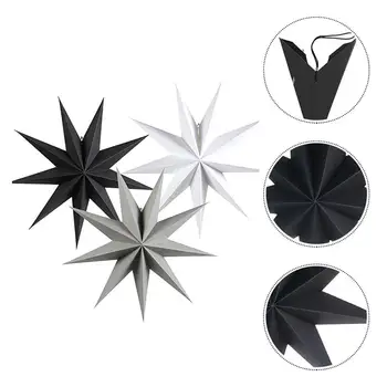 3Pcs Origami abajururi Nouă colțuri Stele de Hârtie Pliere abajururi Origami Origami Stele Star Nouă-Unghi Abajur