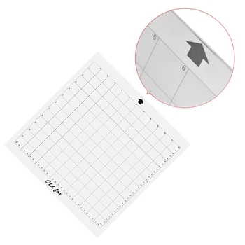 3Pcs Înlocuire Tăiere Mat Pad Adeziv Transparent Mat cu Rețeaua de Măsurare 12 cu 12-Inch pentru Silhouette Cameo Plotter Masina