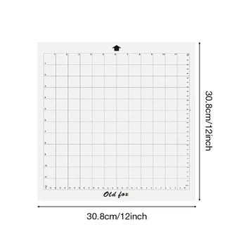 3Pcs Înlocuire Tăiere Mat Pad Adeziv Transparent Mat cu Rețeaua de Măsurare 12 cu 12-Inch pentru Silhouette Cameo Plotter Masina