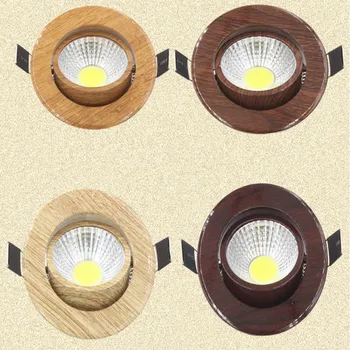 3W 5W Estompat LED COB Embeded Spoturi de lumină la fața Locului AC85V-265V Încastrat plafon lampă