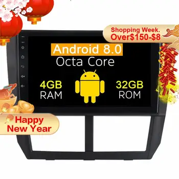 4+32GB Android 8.0 Auto multimedia player pentru Subaru Forester 2008 2009 2010 2011 2012 navigare gps Unitate Cap 8 core BT nu dvd