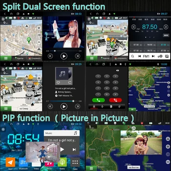 4+64Gb DSP 4G android 10 Mașină de Player Multimedia pentru Toyota Land cruiser 100 radio auto Navigație GPS stereo LC100 pentru Lexus LX470