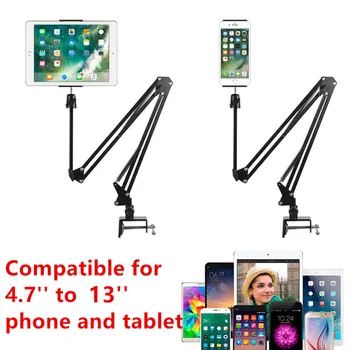 4.7 13 inch telefon Tablet Holder Suport Pentru Aer iPad pro 12.9 Samsung 360 de Grade Brațul Lung Leneș Pat Birou pentru Tableta de Montare Suport de