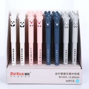 4 Buc de Desene animate de animale pix poate 0,35 mm panda drăguț pisica magic pen Kawaii neutru stilou pentru scoala scriere nou papetărie