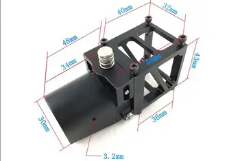 4 buc DIY o cheie de auto-blocare CNC din aliaj de aluminiu D30 30mm tub de pliere monta aripa braț ori unitate pentru DIY FPV drone multirotor