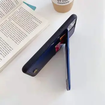 4 Buzunar pentru Card de portofel stand Lux Design de Brand caz de telefon pentru Samsung S10 S20 Plus Nota 10, 20 Ultra Capacul din Spate Accesoriu Telefon