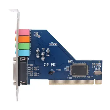 4 Canal 8738 Chip 3D-Audio Stereo placa de Sunet pe PCI pentru Win7 64 Bit