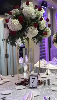 4 Culori 10BUC Vaza de Flori Coloane, Vaze de Podea Coloana Stand Metal Drumul Duce Masă de Nuntă Centrala Flori Rack Eveniment Decor