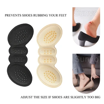 4 Perechi Femei Branțuri pentru Pantofi cu Tocuri Înalte pentru a Regla Dimensiunea Adeziv Toc Linie Mânere Protector Autocolant Ameliorarea Durerii Picior de Îngrijire Insertii