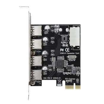 4 Port PCI-E cu HUB USB 3.0 PCI Express Card de Expansiune Adaptor de 5 Gbps Viteza