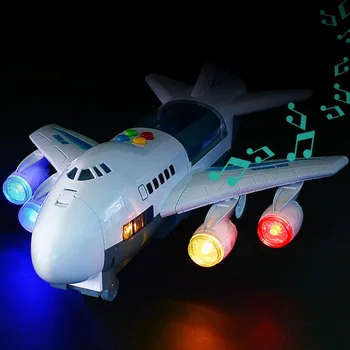 4 Stilul de Muzică pe Cale Simulare Inerție Jucărie pentru Copii Aeronave de Stocare Avion de Pasageri de Poliție de Salvare de Incendiu baietel Mașină de Jucărie