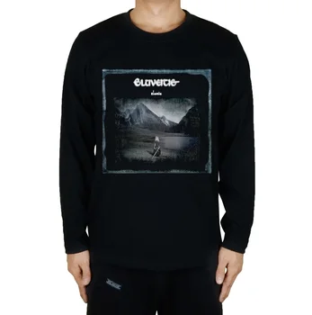 4 tipuri Eluveitie Rock complet maneca lunga Brand tricou negru mma fitness Viking Folk Metal Bumbac streetwear skateboard Personaliza