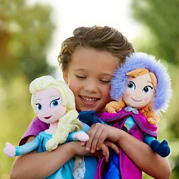 40/50CM Frozen2 Printesa Anna Elsa Păpuși Zăpadă Regina Printesa Anna Elsa Papusa Jucării de Pluș Congelate de Pluș Jucarii Copii, Cadouri de Craciun