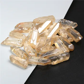 40 mm 10BUC Prime Naturale Galben Cristal de Cuarț Cluster DIY Puncte Pilon Coloana Reziliat Bagheta de Vindecare Reiki Minerale, Pietre